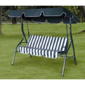 DONDOLO DA GIARDINO A BALDACCHINO CON ALTALENA  3 POSTI