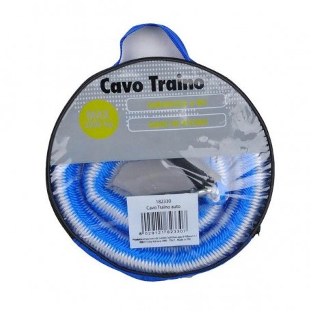 CAVO DA TRAINO CON GANCIO E CORDA LUNGA 4 METRI