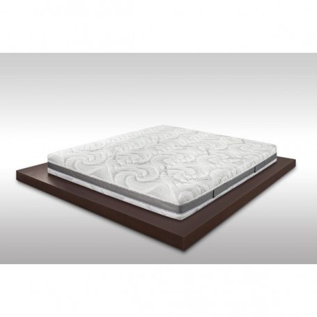 MATERASSO PIAZZA E MEZZA ALOEMEMORY TRIPLO STRATO MEMORY FOAM CON ALOE 120x190x25