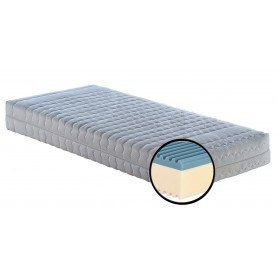 MATERASSO SINGOLO BIMEMORY DOPPIO STRATO MEMORY FOAM 80x190x21