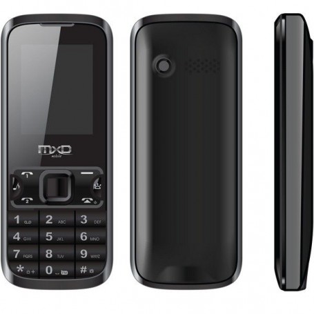 MXD TELEFONO DUAL SIM GSM RADIO BLUETOOTH MP3 FOTOCAMERA COLORE NERO