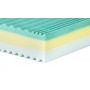 MATERASSO SINGOLO TRICOMFORT TRIPLO STRATO MEMORY FOAM 80x190x22
