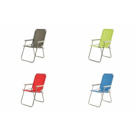 SEDIA PIEGHEVOLE IN ALLUMINIO