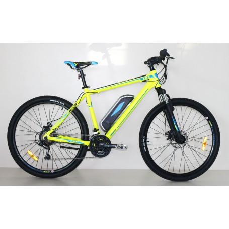 MOUNTAIN BIKE ELETTRICA  21 VELOCITÁ GIALLA