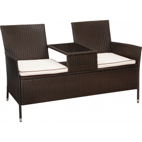 PANCHINA LOVE 2 POSTI IN VIMINI