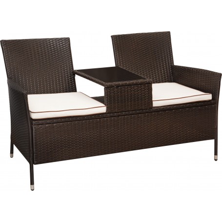 PANCHINA LOVE 2 POSTI IN VIMINI