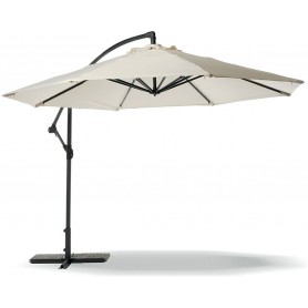 OMBRELLONE A BRACCIO AMPIEZZA 3 METRI ECRU