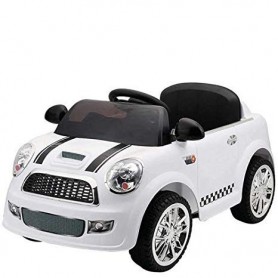 AUTO ELETTRICA MINI BIANCA PER BAMBINI