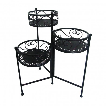 PORTAVASI MULTIPLO IN FERRO BATTUTO