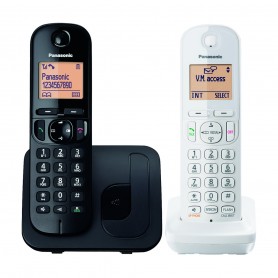 PANASONIC - CORDLESS DUO NERO E BIANCO