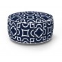 MD Casa_Pouf Ottoman_blu e bianco