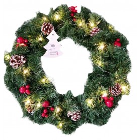 CORONA NATALIZIA ADDOBBATA