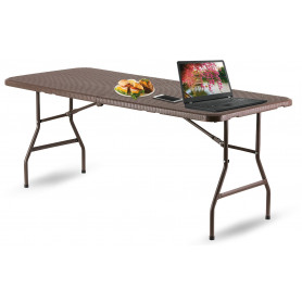 TAVOLO PIEGHEVOLE RATTAN