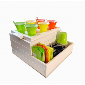 KIT PORTA CIALDE IN LEGNO