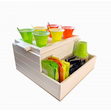 KIT PORTA CIALDE IN LEGNO