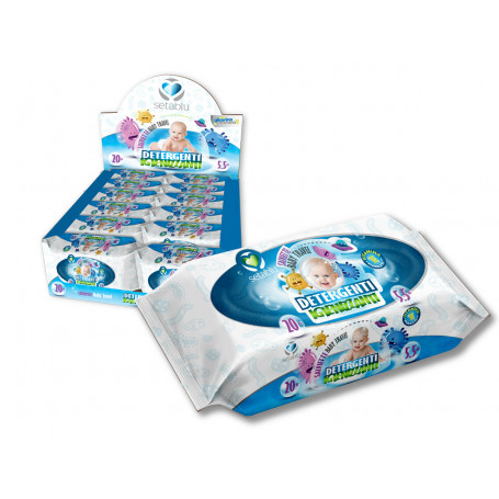 SETA BLU -  SALVIETTE BABY TRAVEL